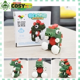 Đồ chơi lắp ghép xếp hình 08 con thú ở Fantasy Zoo với 31pics