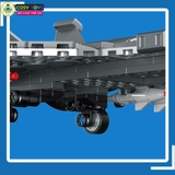 Đồ chơi lắp ghép xếp hình máy bay phản lực thân dài với 410-424 mảnh ghép