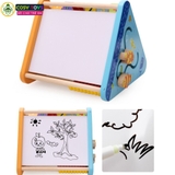 Đồ chơi tam giác trí tuệ bằng gỗ với nhiều kiểu chơi kích thích sáng tạo và tư duy cho bé