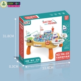 Đồ chơi bàn câu cá chạy pin có cần câu và chân đế cao cho bé