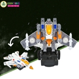 Đồ chơi máy bay biến hình thành robot có đèn và nhạc cho bé