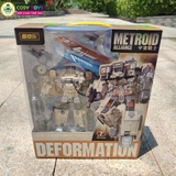 Đồ chơi lắp ghép biến hình robot thành xe quân sự cỡ lớn cao cấp cho bé