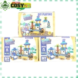 Đồ chơi xếp hình trạm cảnh sát gồm 24 chi tiế cho bé