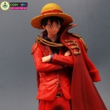Mô hình đồ chơi Luffy mũ rơm áo choàng đỏ - One Piece