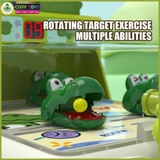 Đồ chơi bắn bi cá sấu tính điểm vui nhộn cho bé