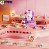 Đồ chơi hộp phụ kiện trang điểm ma thuật 77 chi tiết sáng tạo cho bé