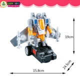 Đồ chơi máy bay biến hình thành robot có đèn và nhạc cho bé
