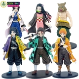 Mô Hình Combo 6 nhân vật lưỡi quỷ cao 14- 16cm - Figure Kimetsu No Yaiba