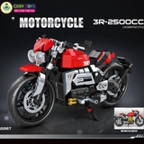 Đồ chơi lắp ghép xếp hình các mẫu xe moto thể thao với 329-341-343 mảnh ghép cho bé