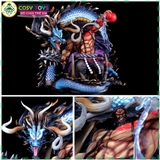 Mô hình OnePiece Kaido có rồng uốn lượn xung quanh siêu đẹp cao cấp, mẫu cao 33cm, nặng 2,7kg - Figure OnePiece - Có Hộp carton xốp