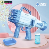 Đồ chơi bắn bong bóng xà phòng 32 nòng tạo bong bóng đủ màu sắc loại to cho bé