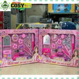 ĐỒ CHƠI TRANG ĐIỂM CHO BÉ BAO GỒM KẸP LÀM TÓC, KẺ MẮT, GƯƠNG TRANG ĐIỂM, NƠ, KẸP...