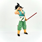 Mô hình chiến binh Ngọc rồng áo xanh- Goku cầm gậy chào tạm biệt siêu đẹp