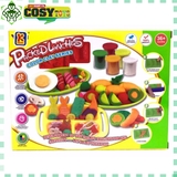 ĐỒ CHƠI ĐẤT NẶN CÁC MÓN ĂN TRƯA GỒM NHIỀU MẪU BÁNH, TRÁI CÂY, MÓN ĂN CHO BÉ