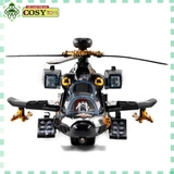 Đồ chơi mô hình máy bay trực thăng quân sự chạy pin có đèn và nhạc cho bé