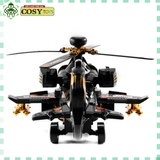 Đồ chơi mô hình máy bay trực thăng quân sự chạy pin có đèn và nhạc cho bé