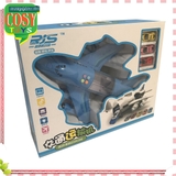 Đồ chơi phi thuyền chở ô tô cao cấp kèm nhạc và đèn cho bé