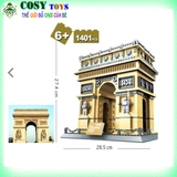 Đồ chơi lắp ghép xếp hình cổng Khải hoàn môn với 1401 chi tiết