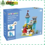 Đồ chơi lắp ghép lâu đài liên hoàn Spring Flower (kèm bàn chơi) cao cấp