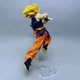 Mô hình chiến binh Ngọc rồng - goku đang đang vận công tung chưởng khi bay