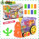 Đồ chơi xe lửa xếp domino với nhiều mẫu tàu cho bé