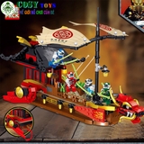 Đồ chơi lắp ghép xếp hình thuyền rồng Ninjago chiến đấu cỡ lớn mới nhất với hơn 705 pics
