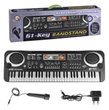 Đàn piano cỡ lớn với 61 phím chức năng kèm micro cho bé
