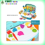 Hộp đất nặn vali hình hoa quả 3D cao cấp với 23 mẫu bằng đất sét an toàn