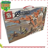 Đồ chơi xếp hình lắp ghép phi thuyền Avengger cao cấp với 725 mảnh ghép