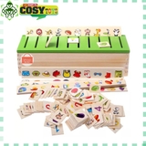 Đồ chơi thả hình theo chủ đề bằng gỗ cho bé