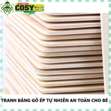 Đồ chơi tranh gỗ ghép 3D đủ chủ đề bằng gỗ thông an toàn cho bé