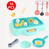 Gói đồ dùng nhà bếp kèm mô hình đồ ăn, bếp nấu...cho bé