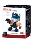 Đồ chơi lắp ghép xếp hình chiến binh Optimus Prime của Autobot giáp xanh với 212 mảnh ghép, mẫu robot lớn, khớp có cử động được và nhiều chi tiết cho bé