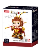 Đồ chơi lắp ghép xếp hình Tôn ngộ không giáp đỏ với 216pics