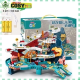 Đồ chơi đường đua ô tô khủng long cao cấp cho bé