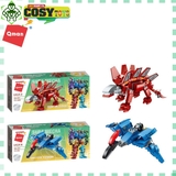 Đồ chơi lắp ghép xếp hình robot chiến binh Sura Mecha khủng long biến hình 6 trong 1 cho bé