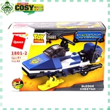 Đồ chơi lắp ghép xếp hình trực thăng vũ trang cao cấp 8 trong 1 với 390 chi tiết cho bé