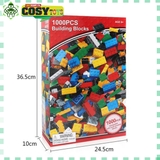 Bộ đồ chơi xếp hình lắp ráp 1000 chi tiết đủ mẫu cho bé