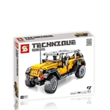 Đồ chơi xếp hình lắp ghép xe đua địa hình với 601 mảnh ghép