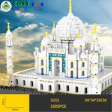 Đồ chơi lắp ghép xếp hình đền Taj Mahal of Agra với 1505 chi tiết