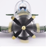 Máy bay cánh quạt chạy pin có đèn và nhạc cho bé