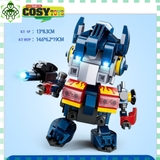 Đồ chơi lắp ghép xếp hình chiến binh Optimus Prime của Autobot giáp xanh với 212 mảnh ghép, mẫu robot lớn, khớp có cử động được và nhiều chi tiết cho bé