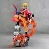 Mô hình Ninja - hiền nhân trạng thái đứng trên núi kèm hiệu ứng đẹp - Cao 23cm