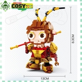 Đồ chơi lắp ghép xếp hình Tôn ngộ không giáp đỏ với 216pics