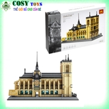 Đồ chơi lắp ghép xếp hình nhà thờ Đức bà Paris với 1380 chi tiết