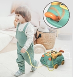 Điện thoại bàn quay số con mèo cute có nhạc và dây kéo