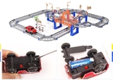 Đồ chơi lắp ráp xe lửa mô hình chạy pin với nhiều dạng đường ray lắp ráp