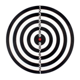 Đồ chơi phi tiêu đầu sắt với 6 phi tiêu và bảng điểm loại lớn 40cm