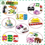 Đồ chơi lắp ghép xếp hình sáng tạo nhiều mẫu và kích cỡ cho bé với từ 460 mảnh ghép