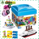 Đồ chơi lắp ghép xếp hình sáng tạo nhiều mẫu và kích cỡ cho bé với từ 460 mảnh ghép